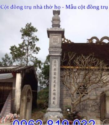Cột đá - Lăng Mộ Đá Bảo Châu - Công Ty Đá Mỹ Nghệ Bảo Châu